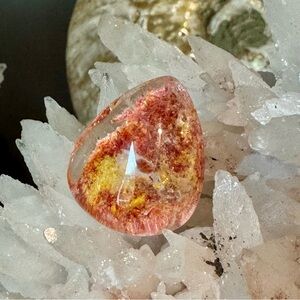 Bright, Lodolite Garden Quartz Stone